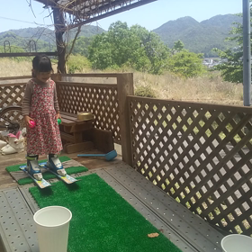 人工芝レッスン受付中の画像