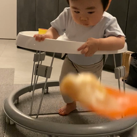 落ち着きない坊ちゃん…の画像