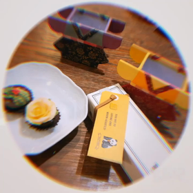 ２月の韓紙工芸！韓服の名刺入れの画像