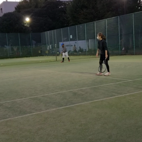 昨日は有栖川公園で仲間とテニス…♡♪の画像