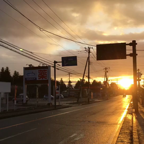 立春のダブルレインボーの画像