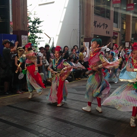 高知よさこいの旅③DDよさこいちーむさん、間近っの画像