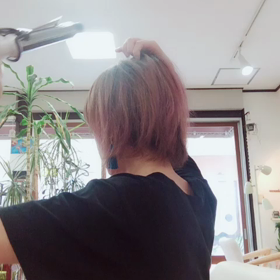 ショート巻き髪の画像