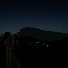 昨日の雷雲の画像