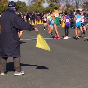 県駅伝 中継所②の画像