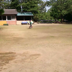 自転車練習①の画像