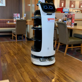 働く猫ロボの画像