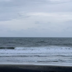 9月23日千葉北、東浪見の朝の波の画像