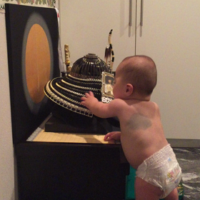 ぼくの兜だよ。の画像