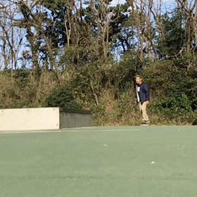 通勤途中のスケート　　　その2  今朝のオイラ、、の画像