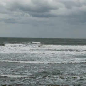 11月9日千葉北、東浪見の朝の波の画像