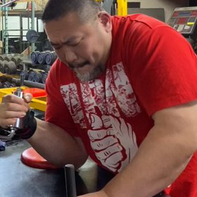 昨日のトレーニングの画像