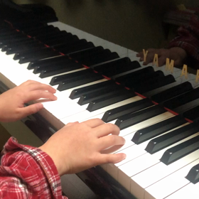 生徒の演奏の画像