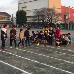 男子リレーレース前半の画像