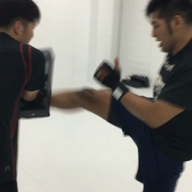 楽しい楽しい階段ミット^_^の画像