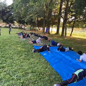 体幹トレーニング(緑チーム)③の画像