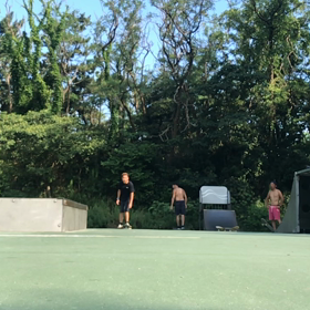 通勤途中のスケート   その2  今朝のオイラのスケートの画像