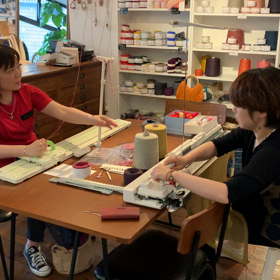 機械編み日和の画像