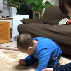 うたくんが歩いた動画の画像