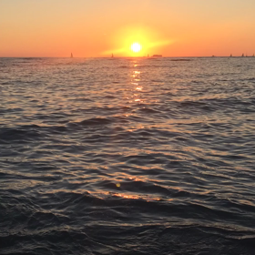 Hawaii4日目⑥ ワイキキサンセット＊タイムラプス動画でお楽しみくださいの画像