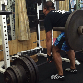 仲川さんデッド２４０キロわざとバランス悪くの画像