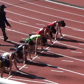 チャレンジカップ ６年女子100m 優勝の画像