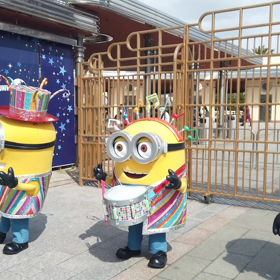 ユニバ、ミニオン NO LIMIT! グリーティング（動画）。の画像