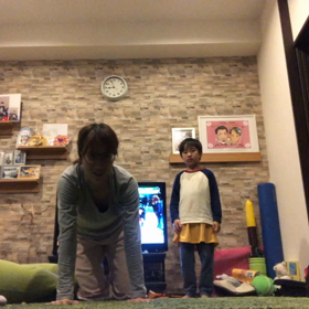 俵家組体操〜今夜は〜ピラミッド左右上下を…えいたさんは、わざとなのかw　 #俵...の画像