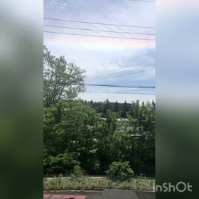 虹！そして初！動画編集(切っただけ)の画像