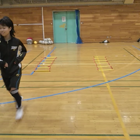 2/17  練習動画⚽️５  ラダートレーニングの画像