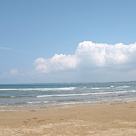 満喫する人達の画像