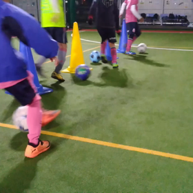 本日もドリブルトスキルアップの画像