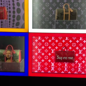 草間彌生さんとルイヴィトンさんのコラボ作品ですの画像
