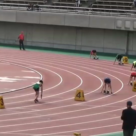 女子リレー予選２組目の画像