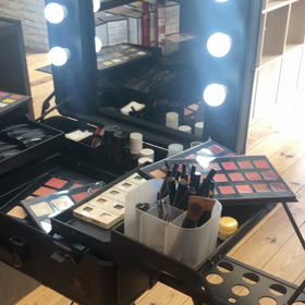 メイクブース設置の画像