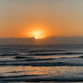 9月20日千葉北、東浪見の朝の波の画像