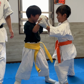 兄妹対決の画像