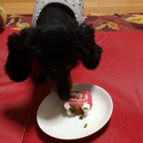 お誕生日ケーキの画像