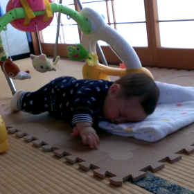 寝返り成功♪の画像