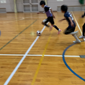 12月28日月曜日蹴り納めスクール生交流試合　ベラトール岐阜サッカークラブ　岐阜市　配信の画像