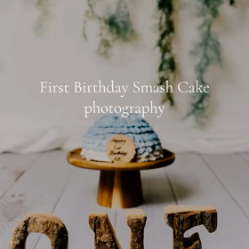一歳のお誕生日を特別で大切なものに。スマッシュケーキの撮影用に作らせていただきました✨の画像