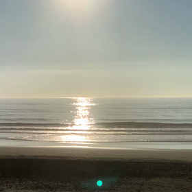7月29日千葉北、東浪見の朝の波の画像