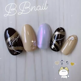 成人式ネイルの画像