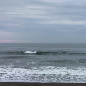 9月29日千葉北、東浪見の朝の波の画像