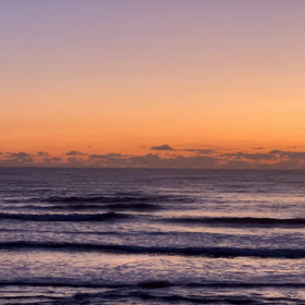 11月5日千葉北、東浪見の朝の波の画像