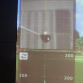 ボールを打つ瞬間が見えるのは✨⤴️最高ですの画像