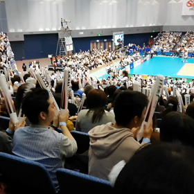 男子バレー見てきたよ！の画像