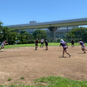 交流試合の様子の画像