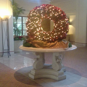クリスマスリース ブセナの画像
