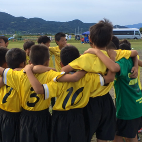 チームが一つになる瞬間の画像